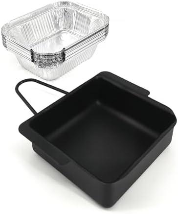 Grill Drip Pan for 720-0830H for Nexgrill Grill Drip Pan Replacement Grease Tray for Nexgrill 720-0888N 720-0925P 720-0896 720-08882A, Grease Pan for Cuisinart CGG-7400, 15 Pack Aluminum Foil Liner