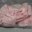 Breling Kids Air Mattress Fitted Sheets Compatible with Intex Cozy Kidz (Sheet Only) Toddler Inflatable Mattress Sheets for Kids Sleepover Party Travel Camping Airbed(Pink,6 Pcs)