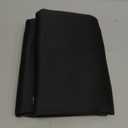 NICETOWN Black Blackout Door Curtain for Window, Thermal Insulated Short Curtain Blinds for French Door Privacy Assured Small Shade for Kitchen Classroom, W26 x L50 inch, 1 Panel