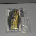 Black Gold 2 Pack Metallic Tinsel Foil Fringe Curtains, 3.3x8.3 Feet Black Gold Streamers for Party, Door Streamers Party Decorations, Party Streamers for Birthday Christmas Party Decorations