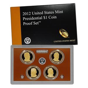 2012 S US Mint Presidential $1 Coin Proof Set OGP $1 Proof US Mint