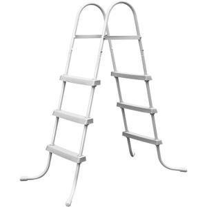Above Ground Pool Ladder, Heavy Duty Luxury Pool Ladder, Corrosion Resistant Metal Frame, Suitable for Pools up 42 Inches tdeep Above Ground, Easy to Assemble and Climb,Anti Slip