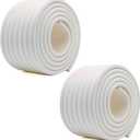 M2cbridge Multifunctional Edge and Corner Guard Coverage Baby Safety Bumper DIY 6.5 Ft (Rice White (6.5ft x 2))