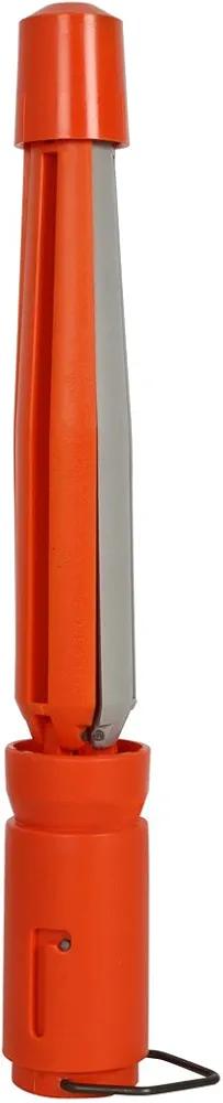 Easton Fishing Hook - J Hook, 1 Piece, Orange, Needle Point, Stainless Steel, Large Diameter Straight OD > 20/64