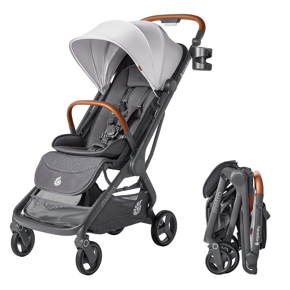 Ergobaby Metro 3 Deluxe Baby Stroller for Newborns, Infants, and Toddlers