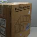 Clear Acrylic Dog Playpen Indoor, Puppy Cat Small Pet Play Pen, Pet Cat Playpen for Rabbits, Dog Fence Crate Kennel Whelping Cage (24", Black, 10 Panel)