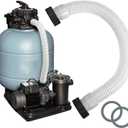 24inch 1 1/2" Pool Sand Filter Pump Hose For Above Ground Pool 2ft 1.6 Inch Eva Pool Sand Pump Replacement Hose For Saltwater Systems And Sand Filters (White)