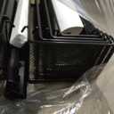 VyGrow Over the Door Organizer, 8-Tier Pantry Organizer with Fully Enclosed Mesh Baskets, Heavy-Duty Metal Hanging Spice Rack for Kitchen, Bathroom, Laundry Room, 2-in-1 Wall Mount or Door Mount, Black