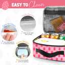 2 x Lunch Box Kids, Insulated Lunch Bag for Women Men, Cooler Reusable Cute Lunch Containers for Boy & Girls, Adults Leak Proof Large Lunch Tote Bags for School, Work, Travel, Picnic Outdoor and Beach