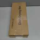 2 x CHIKILLA Silicone Dish Drying Mat for Kitchen Counter, Fast Drainage Design for Vegetables Fruits, Heat Resistant, Non-Slip , Dishwasher Safe  15.7x13 inch Urban Gray