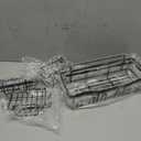 EUDELE Adhesive Shower Caddy, 5 Pack Rustproof Stainless Steel Bath Organizers With Large Capacity, No Drilling Shelves for Bathroom Storage & Home Decor (XL size, Black)