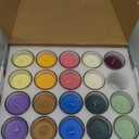 WREXCS Scented Candles with 10 Fragrances Gift Set for Home and Women，2.2oz Aromatherapy Soy Wax Glass Jar Candle，20 Pack