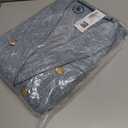 Happy Sailed Tweed Blazers Jackets for Women Business Casual Outfits Lapel Collar Open Front Double Breasted Blazer Professional Attire Work Suits Fashion 2025 Sky Blue XL (Blue, XL)