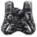 ZELUS Weighted Vest, 25 lb Weight Vest for Men Women with Storage Pocket Reflective Strips for Workout Strength Training Running Muscle Building, Black Camo