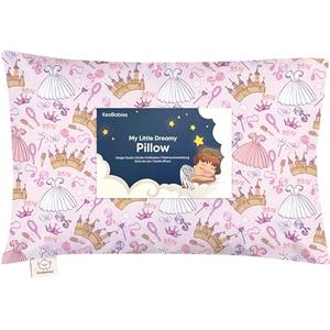 Toddler Pillow with Pillowcase - 13x18 My Little Dreamy Kids Travel Bed Pillows for Sleeping, Organic Cotton Small Pillowcase, Soft & Breathable, Machine Washable,Toddlers 2-5 years old(Dear Princess)