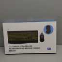 Wireless Keyboard and Mouse Combo, 9 Backlit Effects, Rechargeable 4000mAh Backlit Keyboard with Wrist Rest, 6 Button Mouse, 2.4G Full Size Quiet Keyboard Set for Computer, PC, Laptop, Mac, Windows