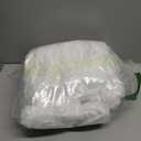 MEGO Set of 2 Fluffy Faux Rabbit Fur Pillowcases, Cozy Luxury Striped Plush Fuzzy Zippered Pillow Cases, Decorative Shaggy Furry Ribbed Long Pillow Shams for Bedroom Living Room 20x36, King, White