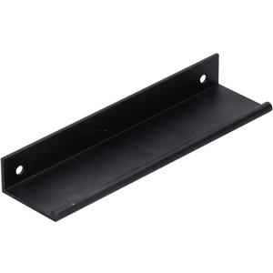OUKENS Furniture Handle, Thickened Matte Black Aluminum Alloy Smooth Surface Drawer Handle Cupboard Wardrobe Door Pull Handle with Installation Screws for Home (128Black)