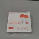 Hooga Sleep Bulb, Blue Light Blocking Red Night Light, 625nm for Healthy Sleep, Baby Nursery, 7W LED (45W Replacement) 2-Pack