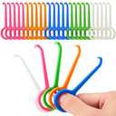 DLENP 25PCS Aligner Remover Tool, 5 Colors Clear Aligner Removal Tool for Invisalign Removable Retainers, Aligners,Braces Removal Kit