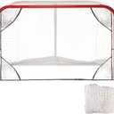 Hockey Net Replacement Compatible with EZ Goal,4 x 6-Feet,with 4 Removable Target Pockets,NET ONLY,NO Frame