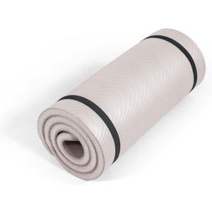 Tone Fitness 1-Inch Thick Yoga Mat | High-Density, Non-slip Exercise Mat with Carrying Strap for Yoga, Pilates, & Home Gym Workouts | Multiple Options