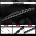 Replacement for 2013-2025 Mazda CX-5 CX5, Rear Windshield Back Wiper Arm blade Set - Factory OEM Style