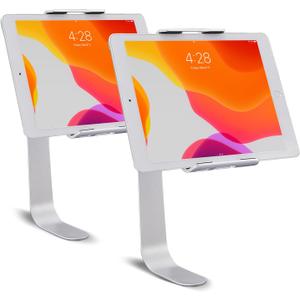 Weilianda Home Theater Seating Series Swivel Tablet and Cell Phone Holder Sofa Accessories,2 Sets Sliver