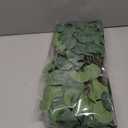 WILLBOND 50 Pieces Artificial Eucalyptus Leaf Stem Long Oval Eucalyptus Artificial Greenery Leaves for Wedding, Holiday, Garden, Home, Office, Greens Decor