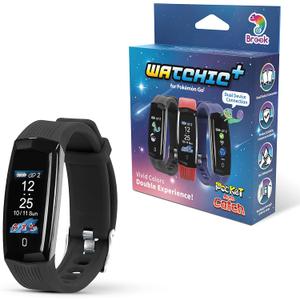 Brook Pocket Auto Catch Watchic Plus - Dual Accounts Auto Catcher, IPX7 Waterproof, 0.96 inch Color Display, for Pocket Monster go Catcher Accessory (Black)
