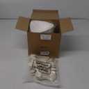 100 Pack Triangle Paper Bowls with Spoon 14oz Disposable Paper Soup Bowls Dessert Fancy Ice Cream Cups for Hot Food, Soup, Salad, Meals