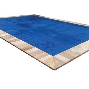 In The Swim 16' x 32' Premium Blue Rectangle Solar Pool Cover 12 Mil for Solar Heating Above Ground Pools and Inground Pools