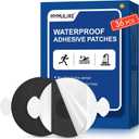 MYMULIKE 36PCS Waterproof Libre 3 Plus Sensor Covers, Adhesive Patches for Libre 1/2/3/3 Plus, Adhesive Bandages, Skin-Friendly, No Glue in The Center, 14-Day CGM Protection, Black