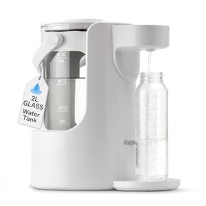 Smart Pour - Warm Water Dispenser, Instant Water Warmer for Baby Formula, 2L Detachable Glass Tank, 24/7 Keep Warm, Water Dispenser for Baby Bottles, Baby Bottle Water Warmer Dispenser (White)