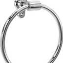 Franklin Brass Calloway (1-Pack) Hand Towel Holder Polished Chrome Towel Racks for Bathroom Wall Round Towel Ring Holder for Bath Towel Hanger for Kitchen, Bathroom Accessories CLWY46-PC