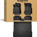 Original Floor Mats & Cargo Liner Fit for 2018-2025 Audi Q5/SQ5 (Include Sportback) - Custom Fit TPE Floor Liners for Q5/SQ5 1st & 2nd Row & Trunk Mat Full Set Car Mats, Black