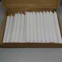 Reginary 36 Pieces Flameless Taper Candles 10 Inch Battery Operated LED Taper Flameless LED Candlesticks Flickering Window Candles for Christmas Home Wedding Decor(White)