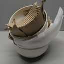 MALACASA Large Salad & Soup Bowls  Set of 4, 60 OZ Porcelain White Bowls for Ramen, Pasta, Pho  Microwave & Dishwasher Safe