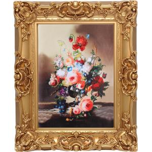 Antique Bronze Gold 16x20 Picture Frames with Oil Painting - Vintage Wall Decor for Gallery Collage, Shatterproof Tempered Glass & Ready to Hang