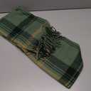 Green Plaid Throw Blanket for Couch,50"X60" Super Soft Cozy Warm Home Decorative Throws with Tassels for Bed Sofa Picnic