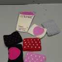 Zhehao 6 Set Valentine's Day Teacher Gift Crochet Coffee Cup Sleeve with Thanks A Latte Coffee Card Galentine's Day Thank You Gift for Teacher Employee Coworker Friend Staff Valentines Party Favors