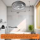 Bathroom Ceiling Heater, Replacement for Broan-NuTone 157 Low-Profile Fan Ceiling Heater, with Overheat Protection, 1134W Rapid Heating, for Bathrooms, Kitchens, And Bedrooms