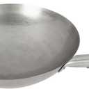 Cuisinart 14” Carbon Steel Hammered Wok, Traditional Round Bottom, Stir Fry Pan with Wooden & Helper Handle for Authentic Asian Cuisine, Wok Hei Cooking Perfect for Stir-Fry, Sauté & Deep Fry