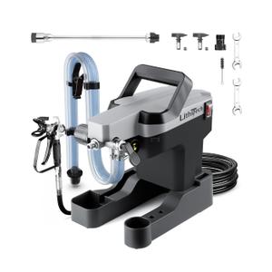 Airless Paint Sprayer, 3000PSI High Efficiency Paint Sprayer Gun,Thinning-Free,with Accessories Storage Space,with Extension & Other Accessories, Paint Sprayer for House Painting