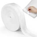 32.8 Ft Hemming Tape for Pants, Iron on Hemming Tape, Trousers Edge Modified Strips, Blue Hem Tape for Jeans Suit Pants Trouser Mouth (White)