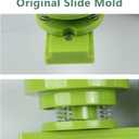 Happizza Button Maker Mold 3 inch/75mm, Interchangeable Die Mold Button Maker Mould Suitable for Slide Rail Badge Maker Machine Pin Press Machine
