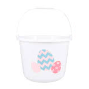 Holiday Home Pink Bunny & Eggs Easter Bucket, 3 pk