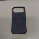 TORRAS Q3 Silicone for iPhone 17 Pro Max Case with Stand, Fit for MagSafe, Liquid Silicone Soft Cozy Grip, 360 Spin Stand, Camera Control, Protective Case for iPhone 17 Pro Max Silicone, Deep Blue