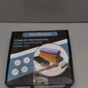 Intelitopia Complete Knife Sharpening Stone Set  Dual Grit Whetstone 400/1000 3000/8000 Knife Sharpener with Leather Strop, Flattening Stone, Bamboo Base, 3 Non-slip Rubber Bases & Angle Guide