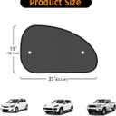 2026 New Upgrade Car Window Shades for Side Window 25"X15"(2 Pack),Car Window Shade for Baby Suction Cup,Sun Shade Side Window Can Blocks 99.98% UVR